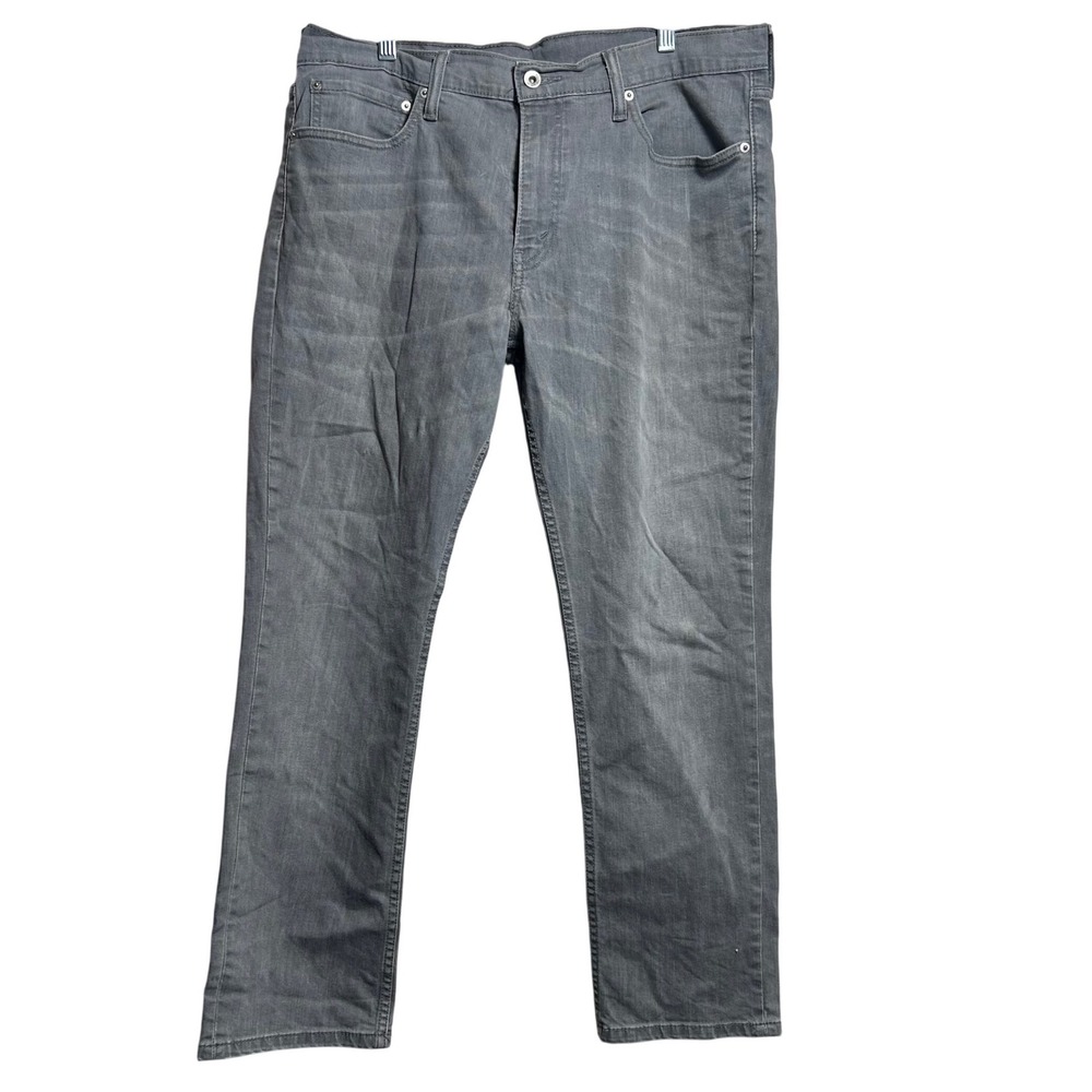 Levis 511 Slim Fit Grey Jeans Mens 36x30 Stretch Denim Pants